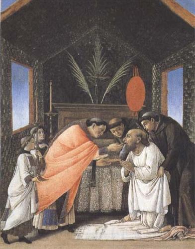 Sandro Botticelli The Last Communion of St Jerome Spain oil painting art